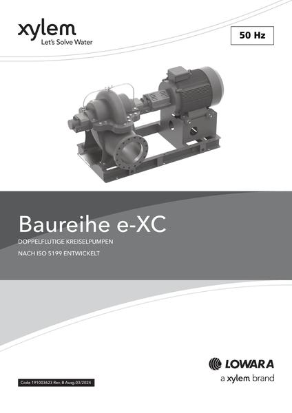 Lowara e-XC technischer Katalog (de)
