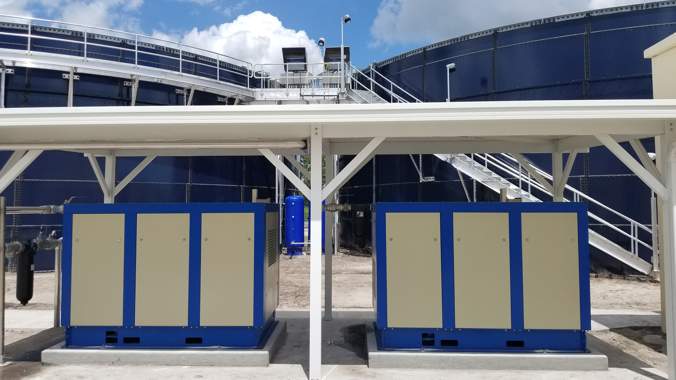 North Regional WRF in Manatee County, Florida - compressors