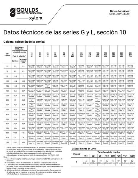 G and L Series Technical Data es-LA (TDBOILEReSVes-LA R3)