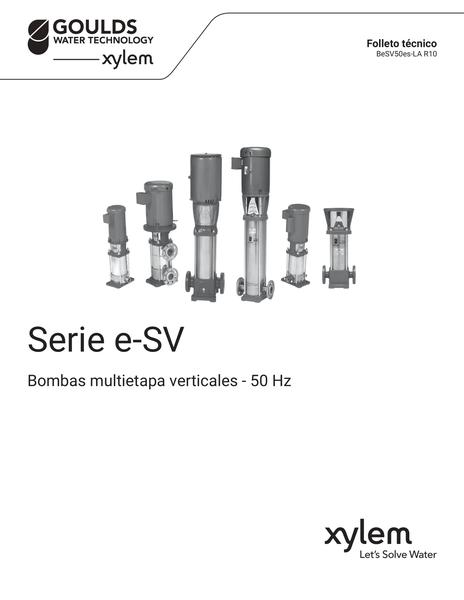 e-SV 50Hz Technical Brochure es-LA (BeSV50es-LA R10)