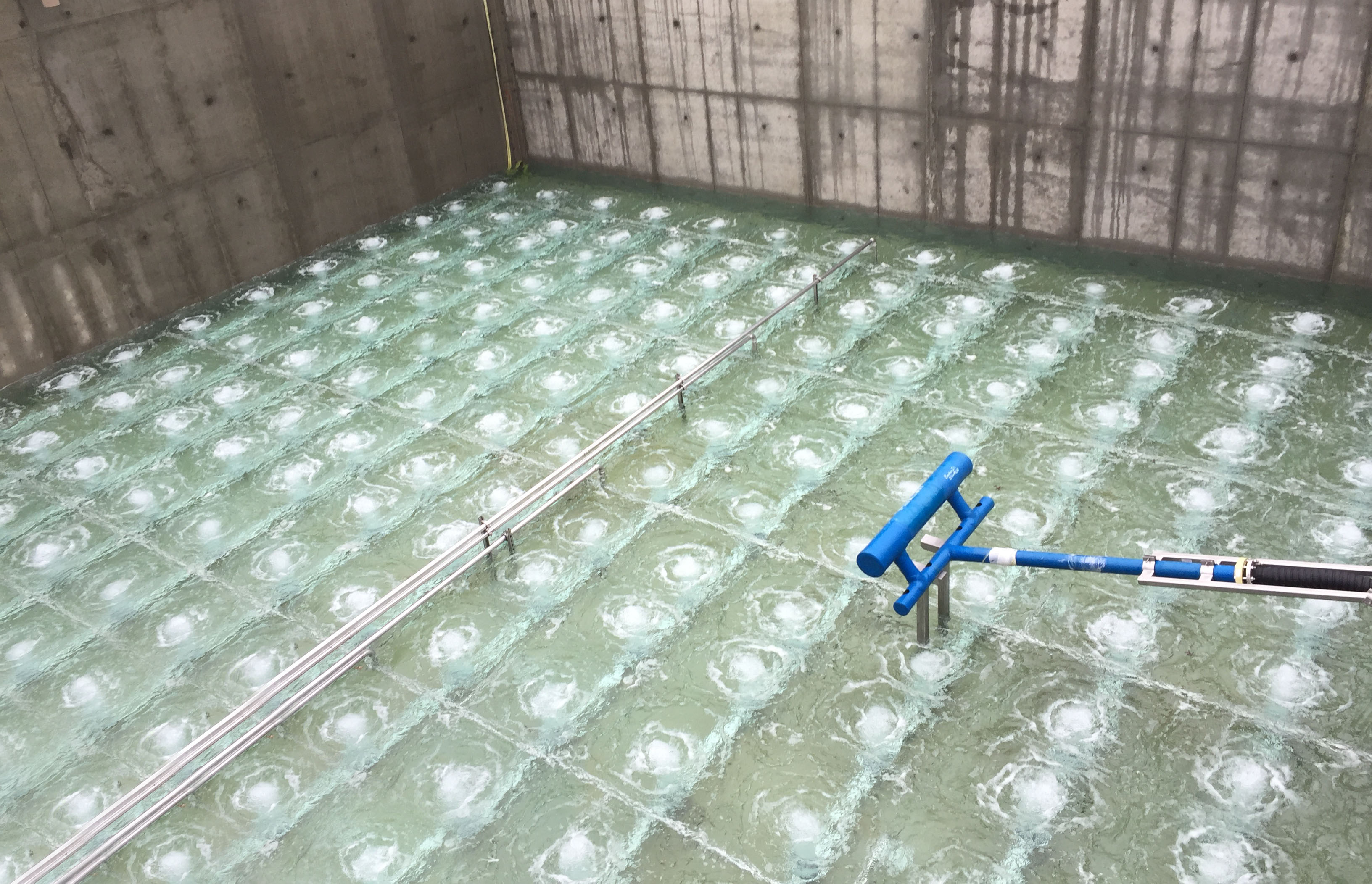 Wastewater Treatment Facility in Benton, Illinois - decoupled aeration