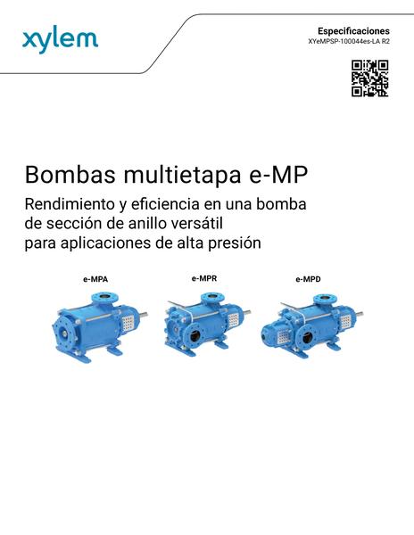 e-MP multistage pump specifications (XYeMPSP-100044es-LA R2)