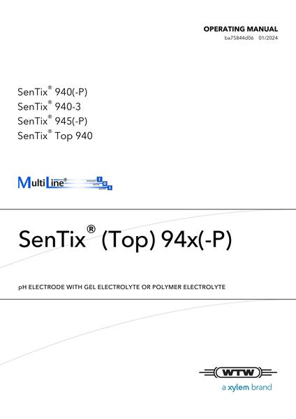 Manual - SenTix® 94x(-P) (Manual, EN)