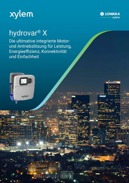 Lowara hydrovar X Brochüre (DE)
