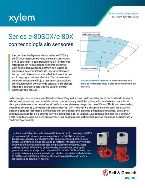 Series e-80SCXe-80X with Sensorless Technology Brochure es-LA (BG-HXS-PI-120131es-LA R2)