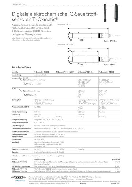 WTW data sheet D2.01 TriOxmatic IQ [low, DE]