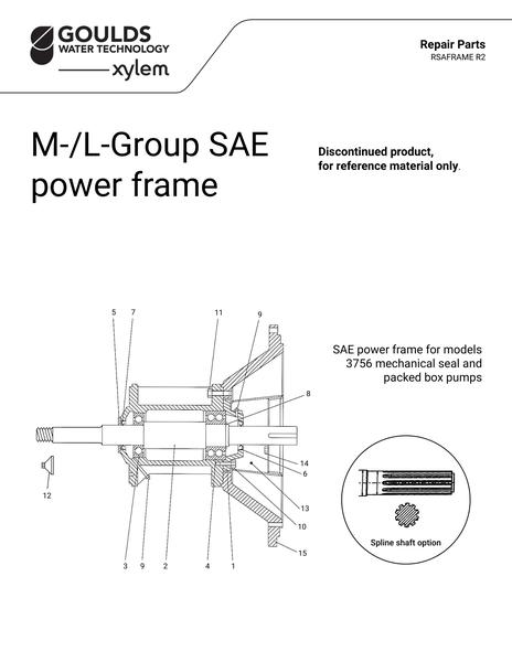 ML Group SAE Power Frame Repair Parts (RSAFRAME R2)
