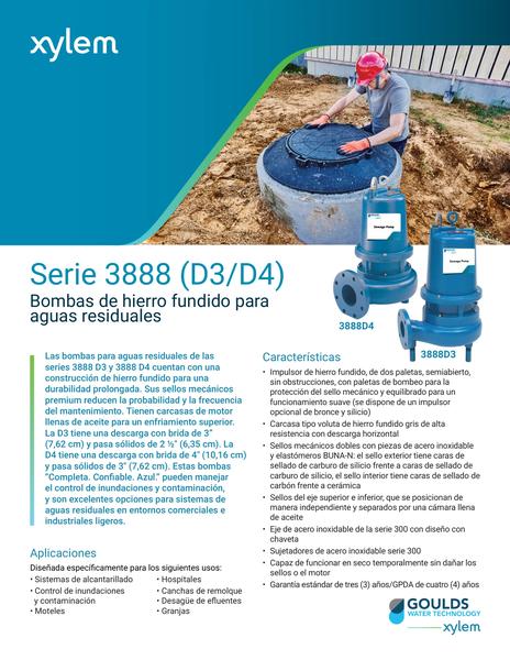 3888D3-D4 Sell Sheet es-LA (GWT3888-SS-120069es-LA R2)