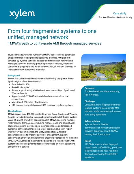 Truckee Meadows Case Study - Xylem's Sensus
