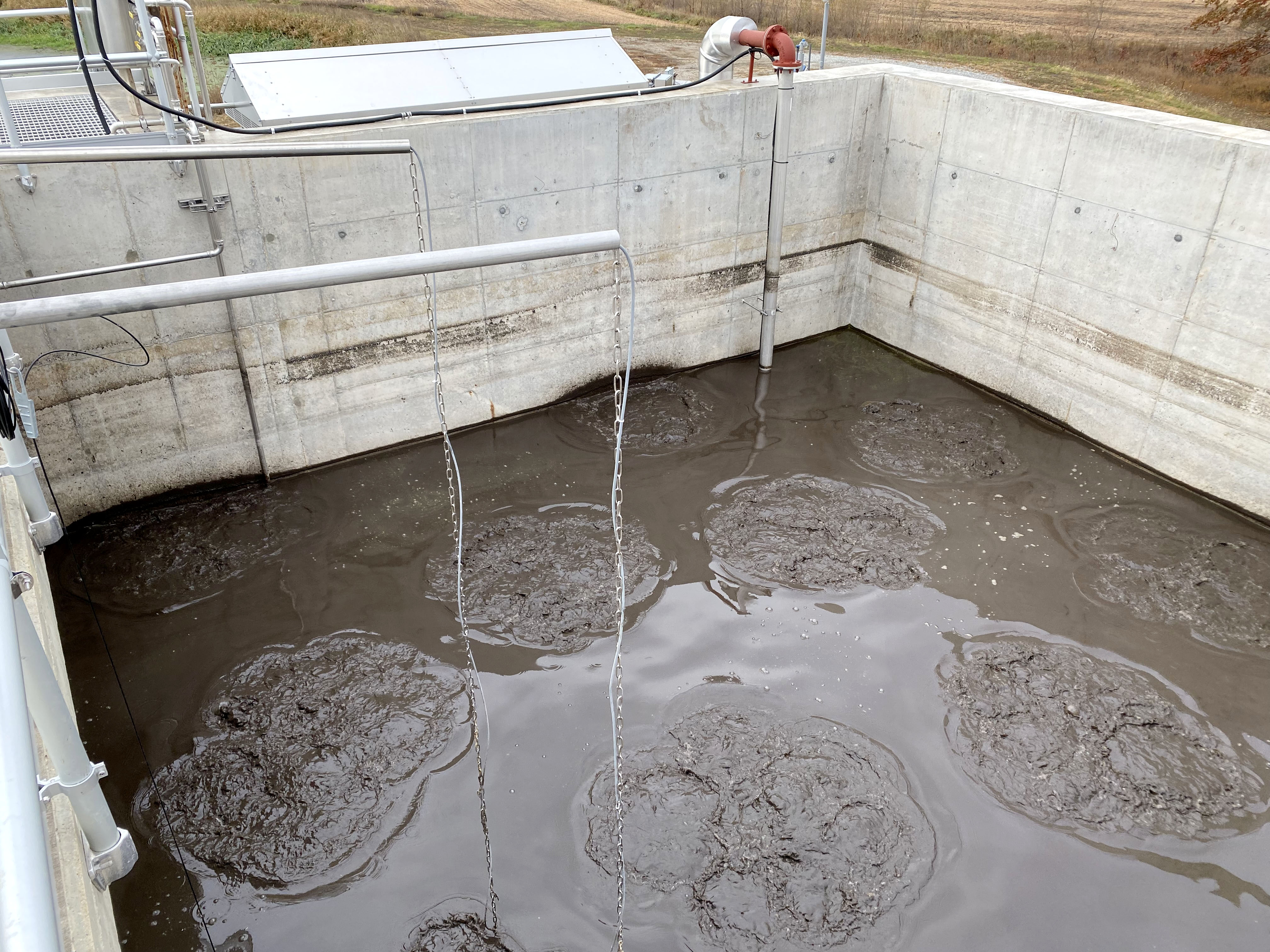 Wastewater Treatment Plant in Pleasantville, Iowa - BioMix system