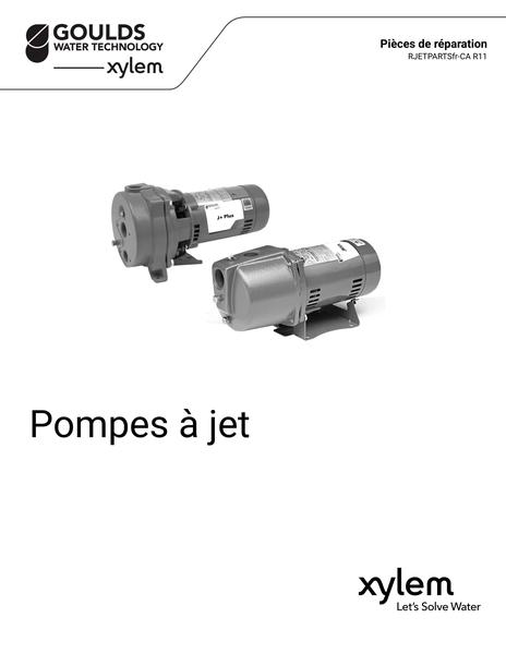 Jet Pump Repair Parts fr-CA (RJETPARTSfr-CA R11)