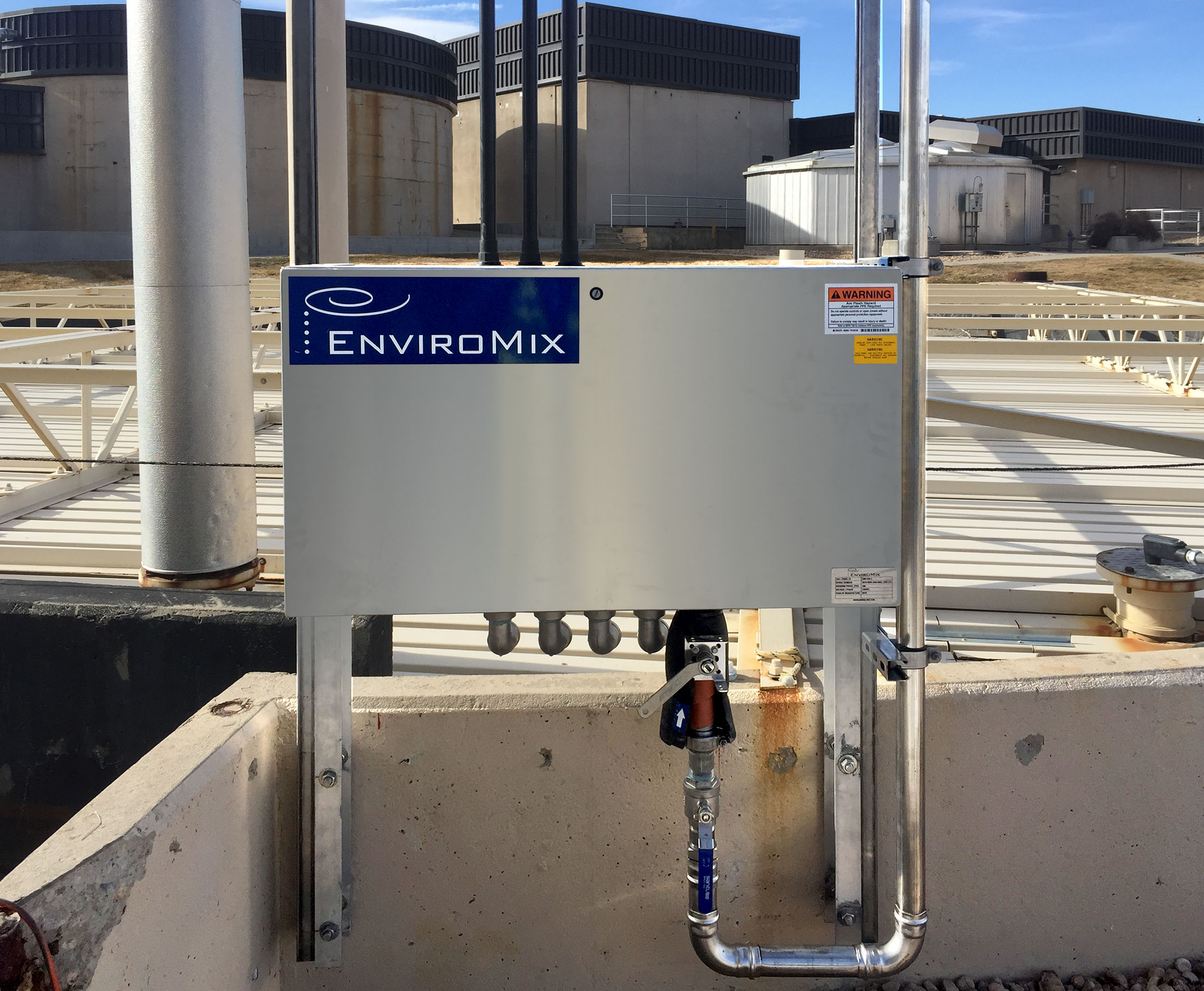 Wastewater Reclamation Facility (WRF) in Broomfield, Colorado - BioMix valve module