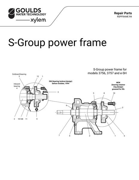 S-Group Power Frame Repair Parts (RSPFRAME R4)