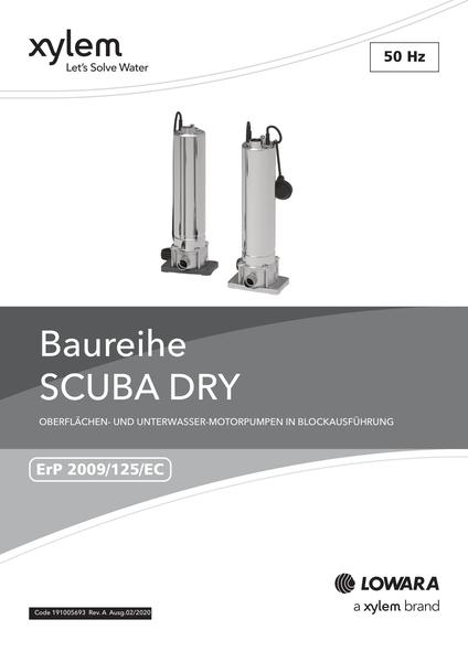 Lowara Scuba Dry technischer Katalog (de)