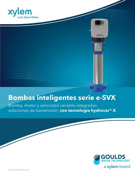 e-SVX Smart Pump Brochure ES (GWT-e-SVX-BRO-120059 es-LA R3)