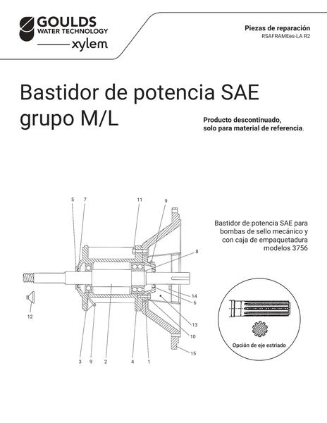 ML Group SAE Power Frame Repair Parts es-LA (RSAFRAMEes-LA R2)