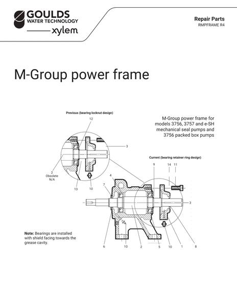 M-Group Power Frame Repair Parts (RMPFRAME R4)