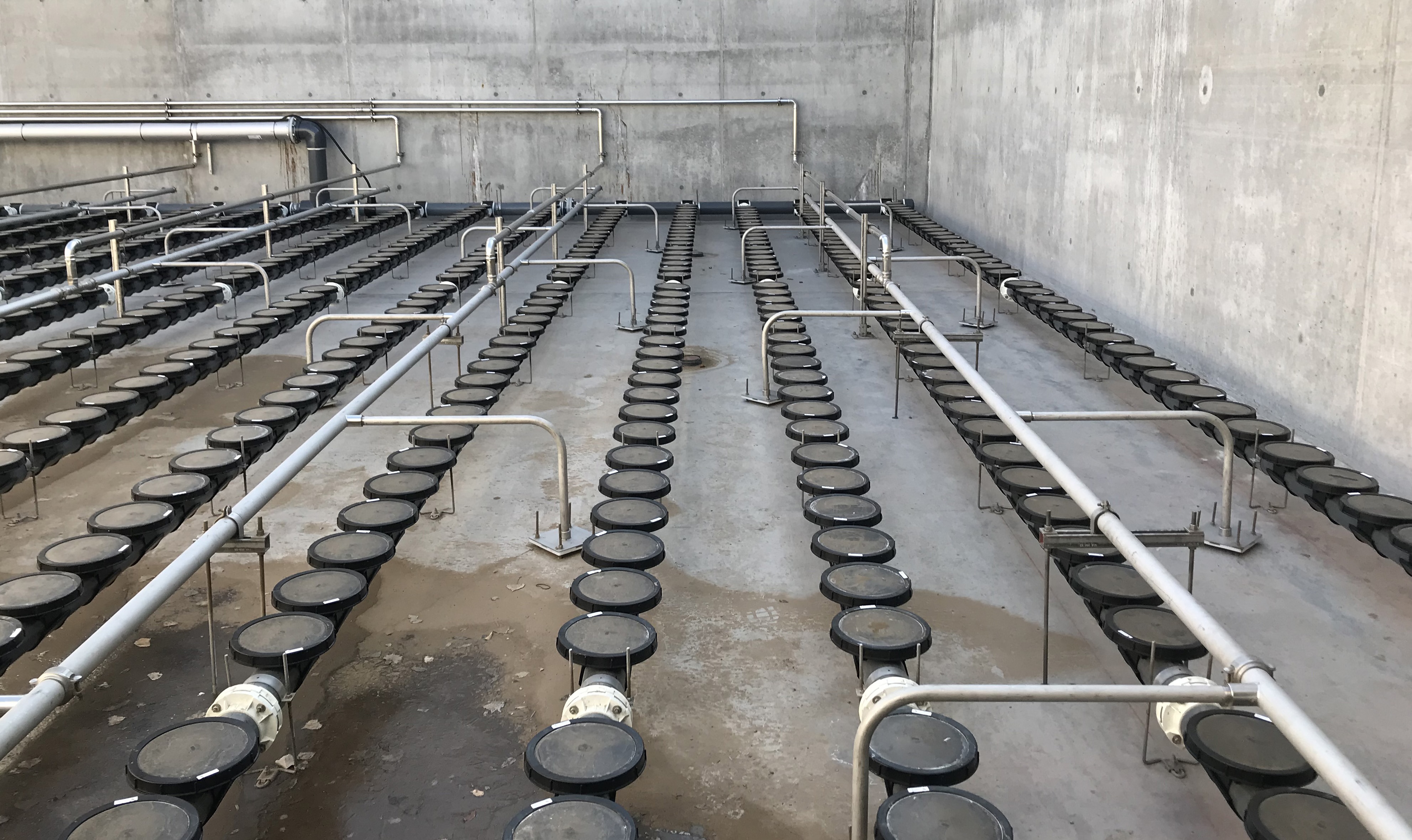 Boxelder Sanitation District WWTP in Fort Collins, CO - Fine bubble diffused aeration