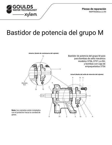 M-Group Power Frame Repair Parts es-LA (RMPFRAMEes-LA R4)