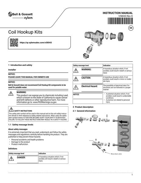 Coil Hookup Kits IOM EN (V58043 Rev K)