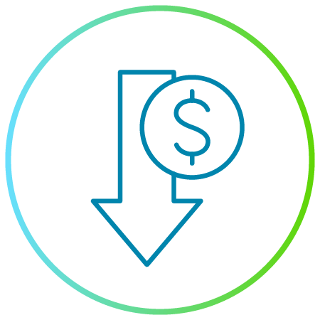 Benefits-Outcomes_Reduce Spending_Blue-StemCircle