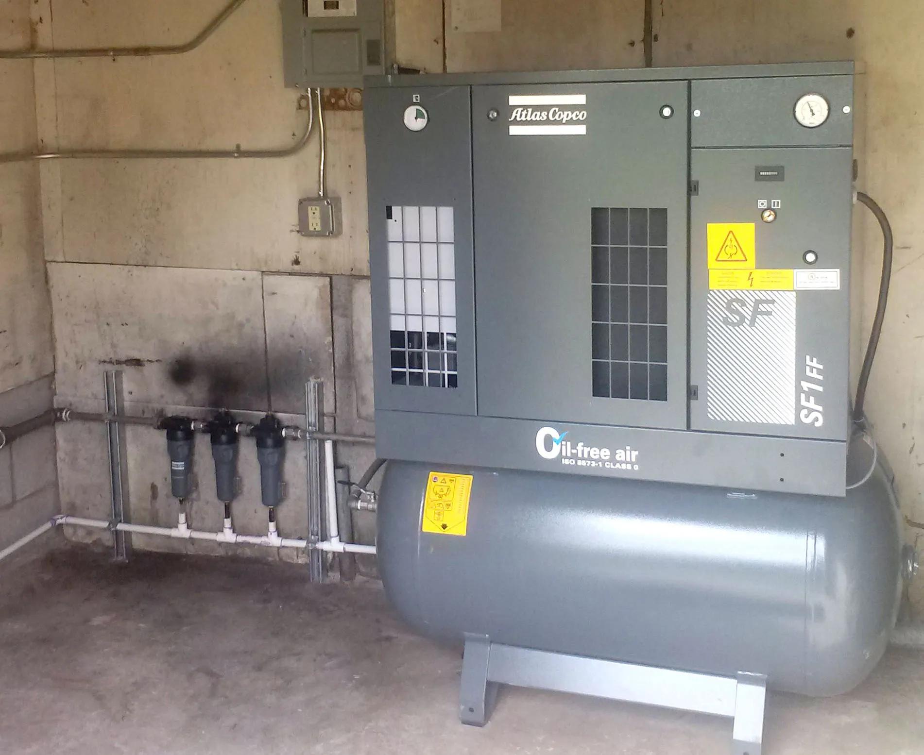 Law Enforcement Academy (LEA) in Helena and Opheim, Montana - accessible compressor