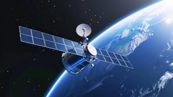 Modern Space Communications and Telecommunications Satellites. Broadcasting; Shutterstock ID 2534235419; purchase_order: N/A; job: WWIX; client: Marissa Covell; other: 