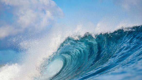 Powerful ocean wave crashing at coastline.Bali.Indonesia; Shutterstock ID 2715207715; purchase_order: NA; job: 2025 Sustainability Report; client: ; other: 