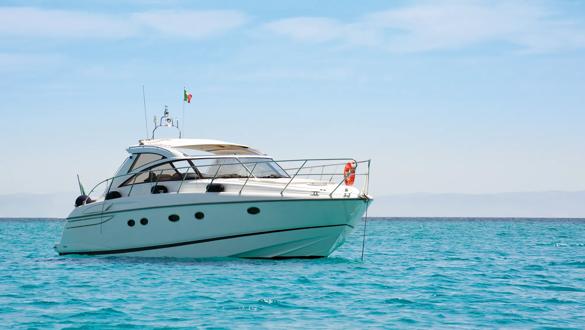 Luxury yacht. Sardinia, Italy. 