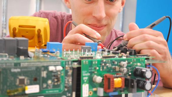 Electronics prototyping and validation during product development, demonstrating practical engineering expertise, rapid iteration, and technical risk reduction from concept through to manufacturable design.