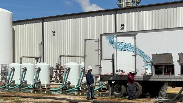 This is a case study image for the website WWIX removes cyanide at a gas plant