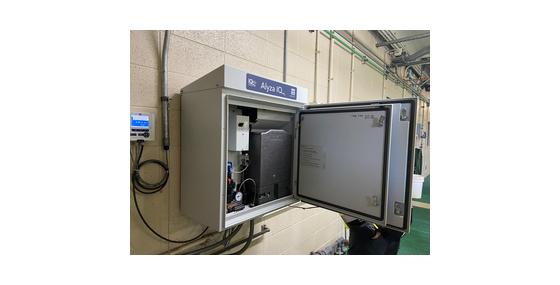 Alyza IQ PO4 analyzer installed at the effluent of Oconomowoc WWTF