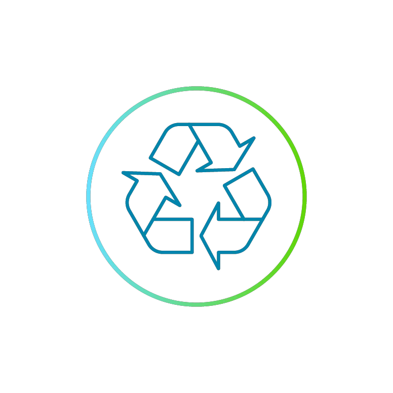 Sustainability Report_End Of Life_Blue-StemCircle
