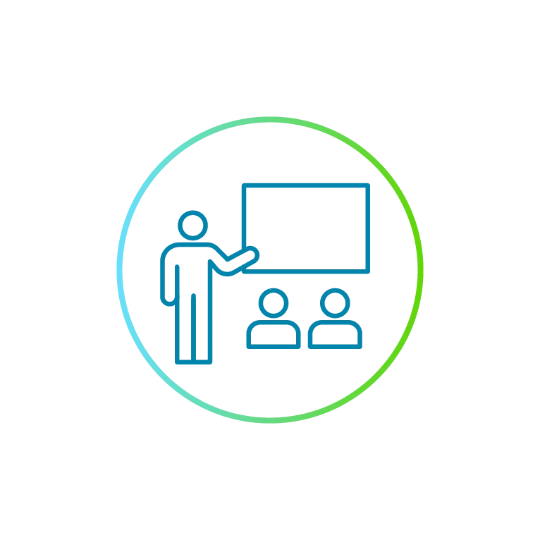 Service Solutions_Training-Technical Support_Blue-StemCircle