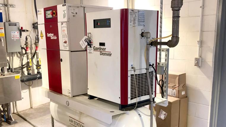 Water Reclamation Facility in Detroit Lakes, Minnesota - compressors