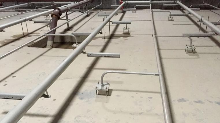 Water Resource Recovery Facility in Polson, Montana - BioMix compressed gas mixing nozzles
